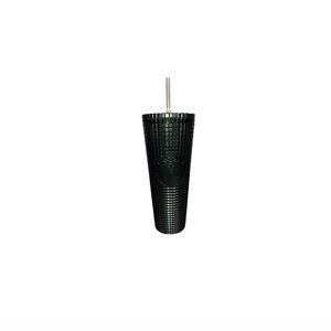 Starbucks Venti 24 oz. Dark Green Grid Cold Cup